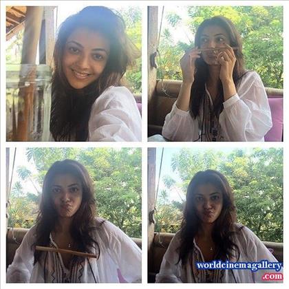 Kajal Aggarwal Honeymoon  stills
