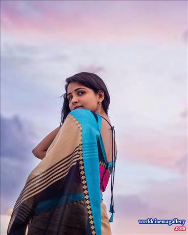 Subiksha Saree Stills - World Cinema Gallery