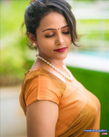 Subiksha Saree Stills - World Cinema Gallery