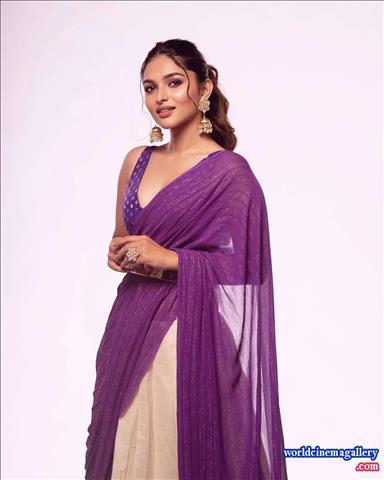 Kayadu Lohar Saree stills