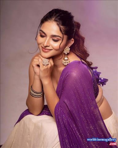 Kayadu Lohar Saree stills