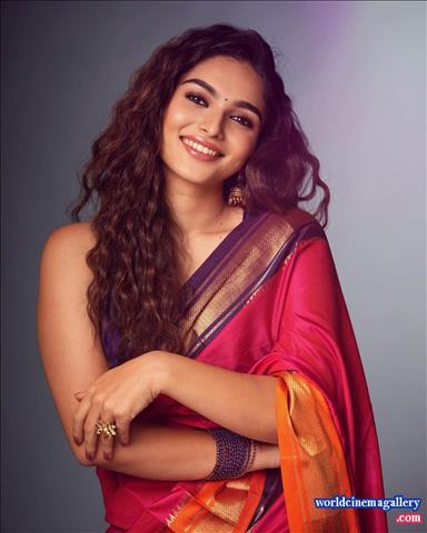 Kayadu Lohar Saree stills