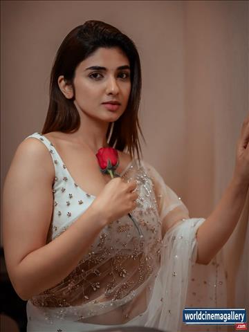 Pragya Nagra latest Photoshoot in white Saree - World Cinema Gallery
