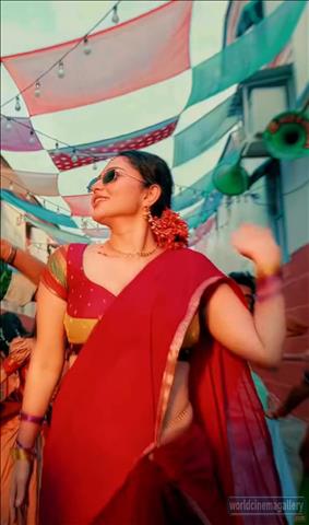 Kayadu Lohar in Pavazha Malli song Stills - World Cinema Gallery