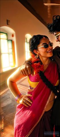 Kayadu Lohar in Pavazha Malli song Stills - World Cinema Gallery