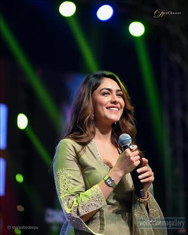 Mrunal Thakur at Rubaroo audio song launch from Dacoit  - World Cinema Gallery