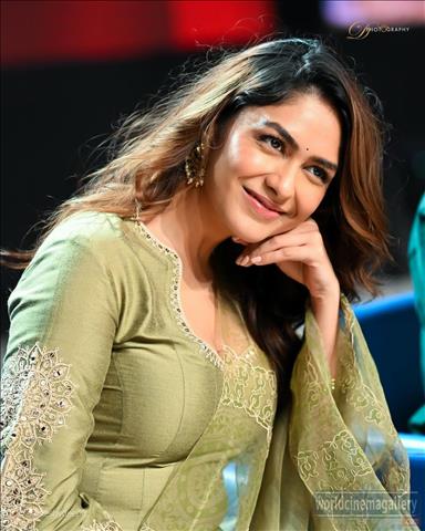 Mrunal Thakur at Rubaroo audio song launch from Dacoit  - World Cinema Gallery