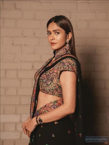 Mrunal Thakur at Vijay Deverakonda and Rashmika Mandanna reception  - World Cinema Gallery